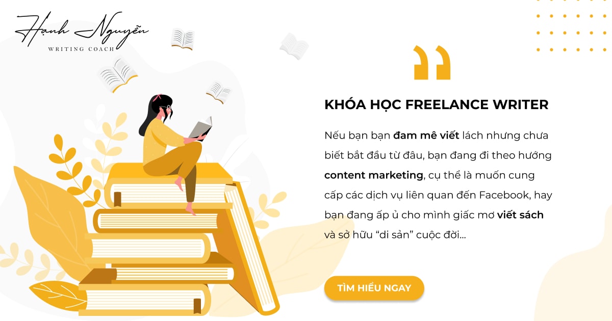 Khóa học Writing - Hanh Nguyen Writer